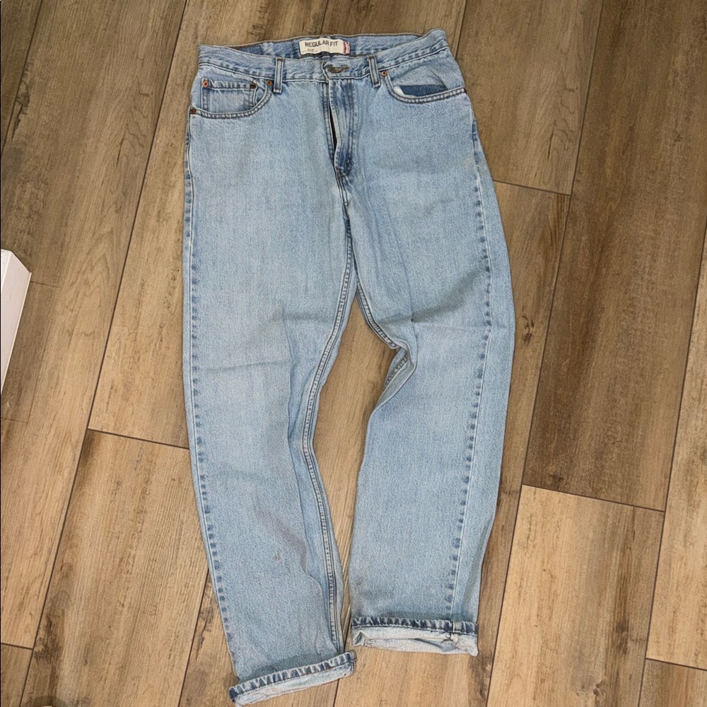 Levi's Men's Light Blue Straight Jeans W34 L34